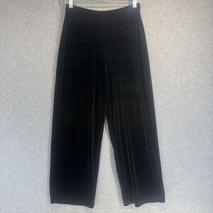 Casual Corner Annex Pants Velvet Trousers Wide Leg Womens Size Petite Small